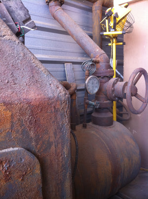 Brutal Rust Antique Steam Boiler -Call for Quote
