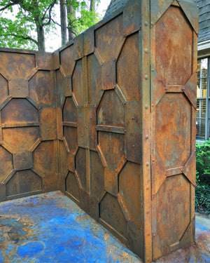 Brutal Rust Bunker panel wall - Call for Quote